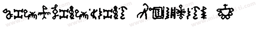 International Symbols 1字体转换